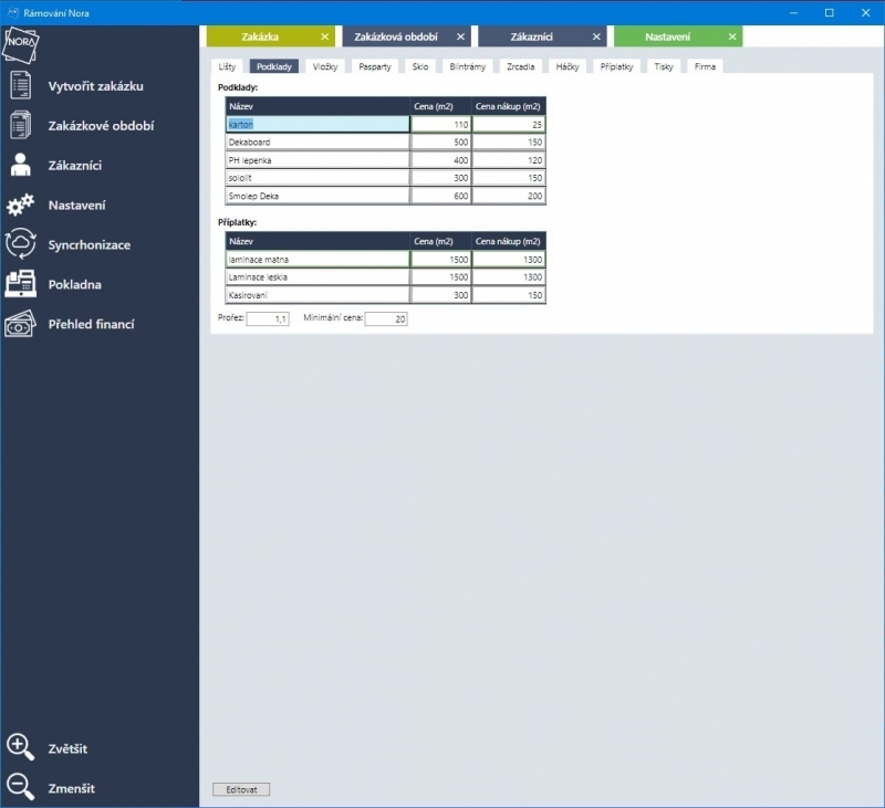 Rámařský software