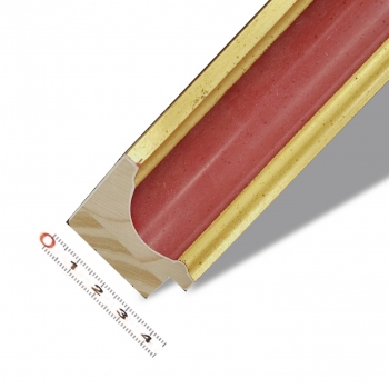 Julie červeno zlatá