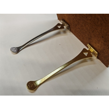 Stojanek pro fotorám  12 cm zlatý