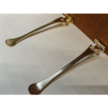 Stojanek pro fotorám  14 cm zlatý