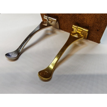 Stojanek pro fotorám  9 cm zlatý